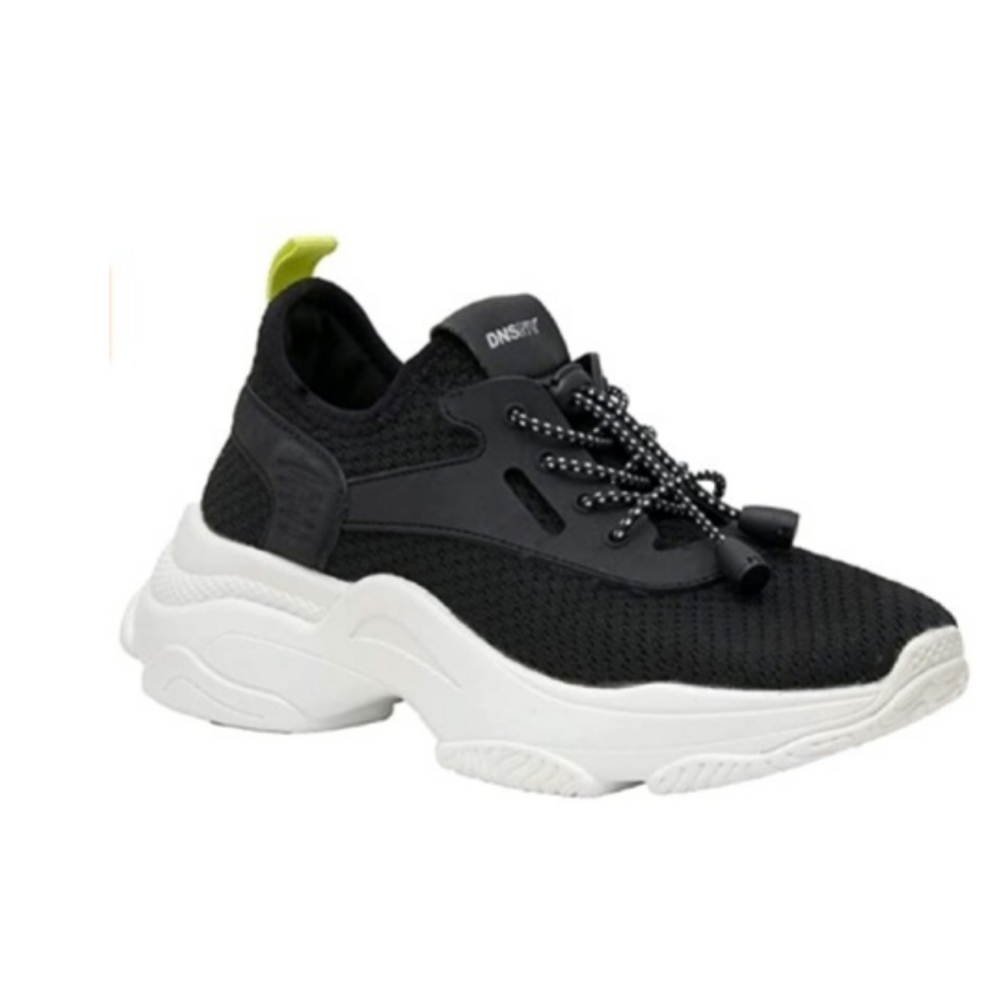 DNSNY ALLIE BLACK & WHITE MESH WALKING SNEAKER